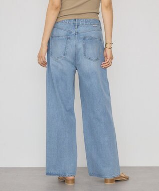 AMERICAN HOLIC ダメージワイドデニム Light Indigo