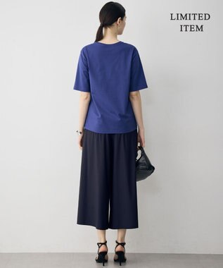 ICB L 【WEB限定カラーあり】マットスキューバ ガウチョパンツ ネイビー［WEB限定］