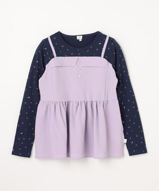 組曲 KIDS 【150-160㎝】メロディ ビスチェトップス ラベンダー