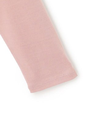 ICB 【洗える】リヨセルカシミヤスムース ハイネックカットソー ヘイズピンク系