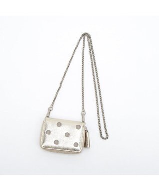 UNBILLION ペルケ perche / ドット刺繍ジャバラチャームウォレットショルダー