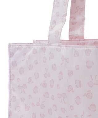 Maison de FLEUR リボンレオパードスクエアトートバッグ Light Pink