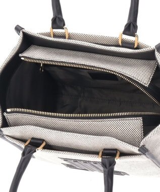 LANVIN en Bleu ヴィジュキャンバス トートバッグ ブラック