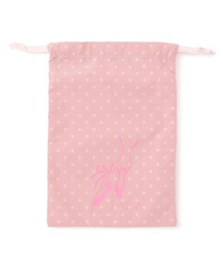 Chacott ドットメッシュ巾着M ロイヤルピンク