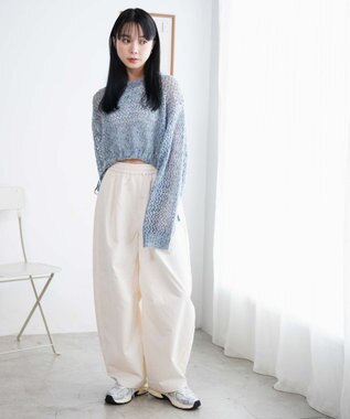 WEGO イージーカーブパンツ オフホワイト