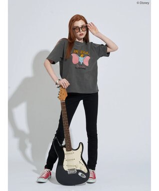 AMERICAN HOLIC フロッキーＰｔフェード加工Ｔ／Ｄｕｍｂｏ Charcoal Gray