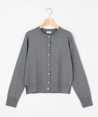 組曲 【先行予約】アトランダムビジューボタンカーディガン ライトグレー系