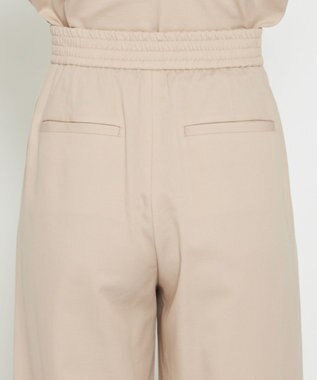 uncrave 【手洗い可】シャンブレー タック パンツ（uncrave WHITE） エクリュ