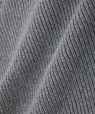 Green Parks 金釦ペプラムニットカーディガン Gray Mixture