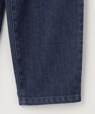 組曲 ライトデニム テーパードクロップドパンツ ネイビー系