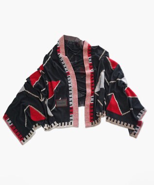 nitorito 【UNISEX】迷路 ストール black