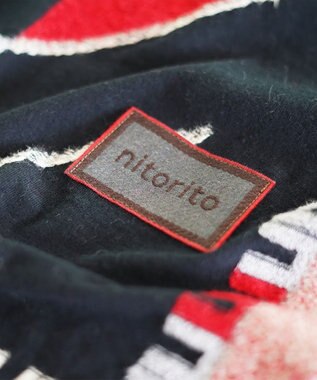 nitorito 【UNISEX】迷路 ストール black