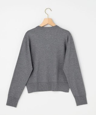 組曲 【先行予約】アトランダムビジューボタンカーディガン ライトグレー系