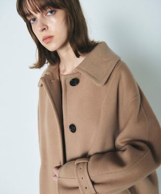 GRACE CONTINENTAL リバーコート キャメル