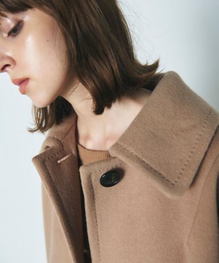 GRACE CONTINENTAL リバーコート キャメル