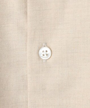 GOTAIRIKU 【洗える】コットンフラノシャツ_ カッタウェイカラー アイボリー系