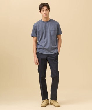 J.PRESS MEN オーバーダイクルーネック Ｔシャツ ネイビー系