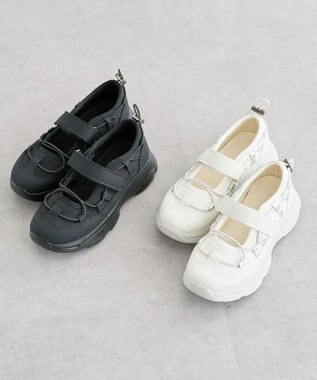 Green Parks ＲＵＰＩＳ．ドローコードスニーカー Black