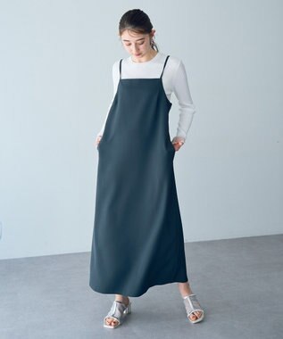 YECCA VECCA 【2点SET】ブルゾンセットキャミワンピース Navy