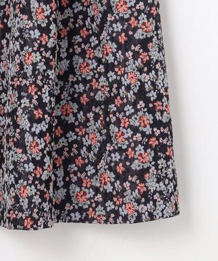 組曲 S 【加藤ローサさん着用】フラワージャカード スカート ネイビー系5