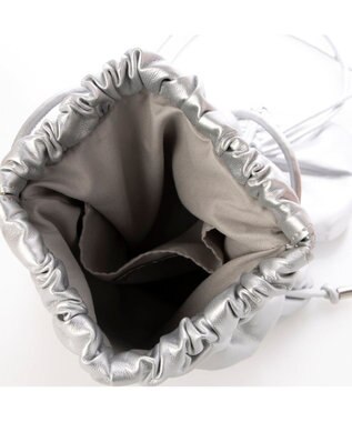 UNBILLION カシュカシュ cachecache / シャーリング口金ショルダー シルバー