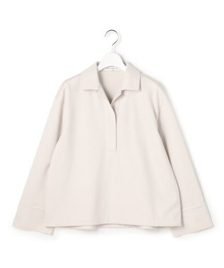 23区 【先行予約】コンパクトツイル スキッパー カットソー ベージュ系