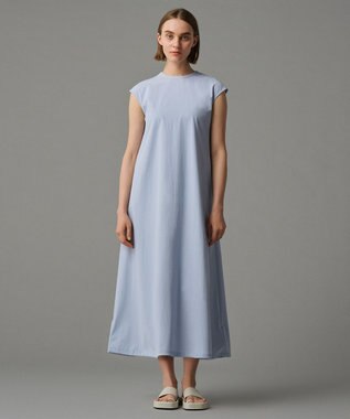 uncrave 【撥水・接触冷感・UVカット・洗濯機洗い可】マルチファンクションナイロン ワンピース（uncrave STANDARD） サックス