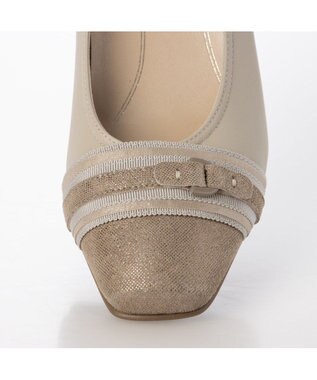 Riz raffinee <Riz raffinee>【3E】リボンベルトパンプス アイボリー