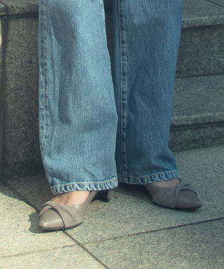 REGAL FOOT COMMUNITY 【ビューフィット】A65Y ドレープデザインパンプス パンプス