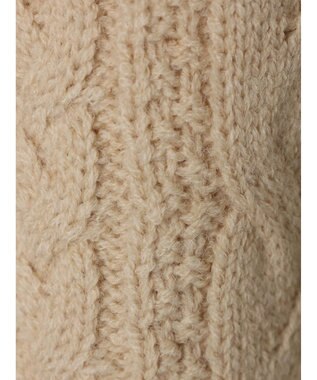 CRAFT STANDARD BOUTIQUE ２ＷＡＹケーブルニットベスト Beige