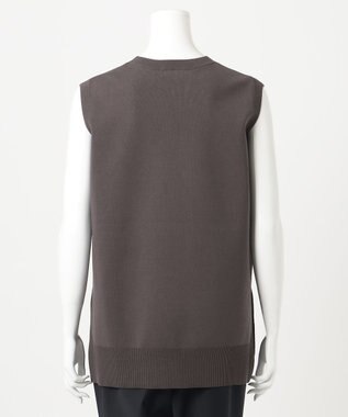 23区 L 【R(アール)】シルクコットン ニットベスト ブラウン系