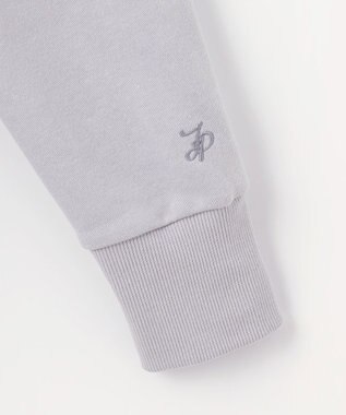 J.PRESS LADIES URAKE フーディー ジップアップ パーカー ライトグレー系