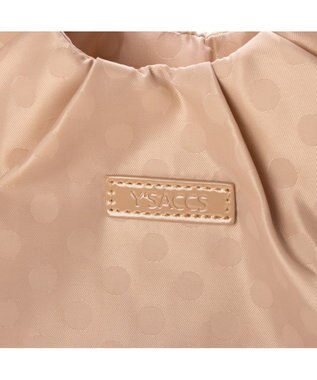 Y'SACCS ドット柄ジャガードエナメルアクセント2wayトート ライトピンク