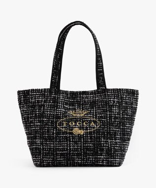 TOCCA 【キャンセル分販売中！】30th Anniversary MY PRECIOUS CUSTOMIZED BAG カスタマイズバッグ ブラックツイード×ホールマーク×ロングショルダー