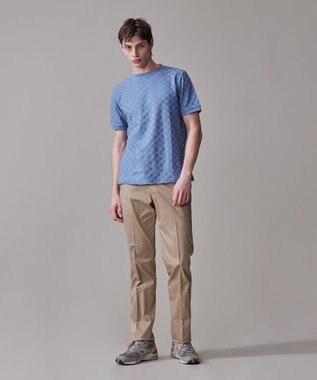 J.PRESS MEN 汗ばむ夏の最適解Tシャツ【吸水速乾 / シワになりにくい】【J.PRESS PREMIUM JERSEY】 リンクス Tシャツ サックスブルー系