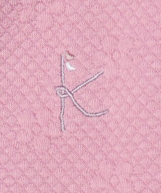 組曲 KIDS 【110-140㎝】フラワーキルト パーカー ラベンダー