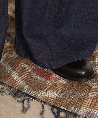 WEGO センタータックバギーフレアデニム デニムインディゴ