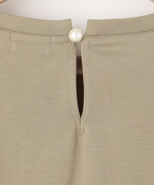 組曲 L 【WEB限定】コンシャスジャージーフレンチスリーブカットソー オリーブ系