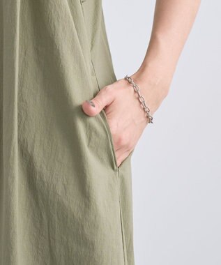 Green Parks 撥水加工キャミワンピース Khaki