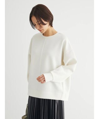 Green Parks クルーネックダンボールプルオーバー Light Beige