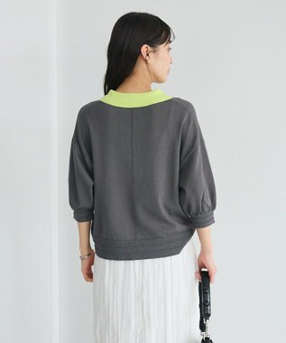 CRAFT STANDARD BOUTIQUE ポロニットプルオーバー Dark Gray