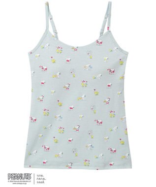 une nana cool 【スヌーピー】PEANUTS × une nana cool カップ付きキャミソール SNOOPY GY