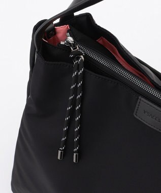 Y'SACCS 【大人のおしゃれ手帖10月号掲載】市川実和子×Y'SACCS　ナイロンすっきりトート ブラック