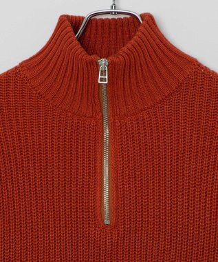 WEGO オーバーフィットハーフジッププルオーバー オレンジ