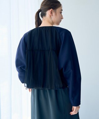 YECCA VECCA 【2点SET】ブルゾンセットキャミワンピース Navy