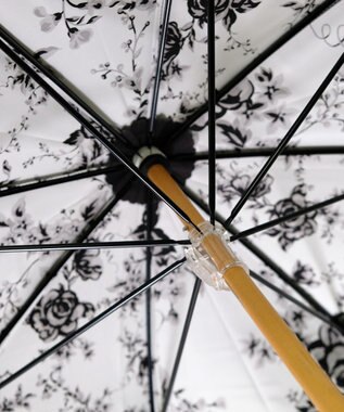 +RING 【UVカット100%】【UPF50＋】【遮光率99%以上】プラスリング 晴雨兼用傘（長ショート） FLW T1265 2重張り傘 黒