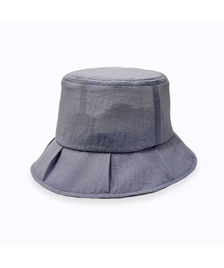林八百吉商店 un chapeau　フリルハット アイスグレー