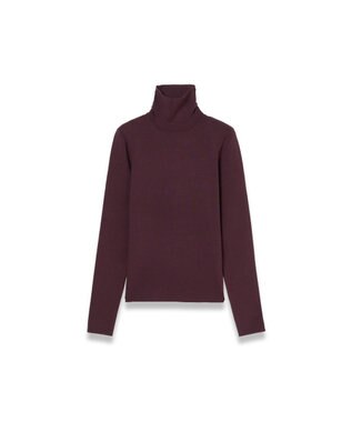 JOSEPH 【洗える】シルクストレッチハイネックトップ Maraschino