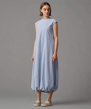 uncrave 【撥水・接触冷感・UVカット・洗濯機洗い可】マルチファンクションナイロン ワンピース（uncrave STANDARD） サックス