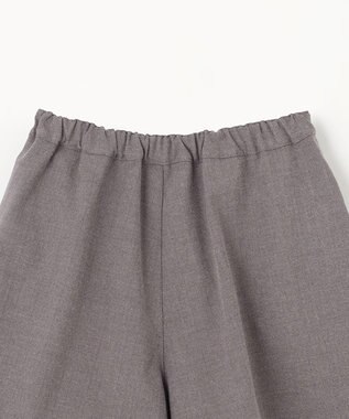 ANY KIDS ミニ丈 へリンボン キュロット チャコール